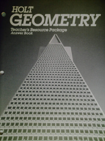 Geometry Book Holt