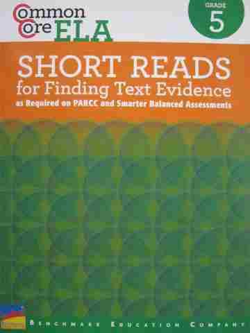 (image for) Common Core ELA Short Reads for Finding Text Evidence 5 (P) by Ellen Ungaro