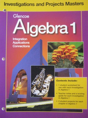(image for) Algebra 1 Investigations & Projects Masters (P)