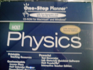 (image for) Holt Physics One-Stop Planner (TE)(CD)