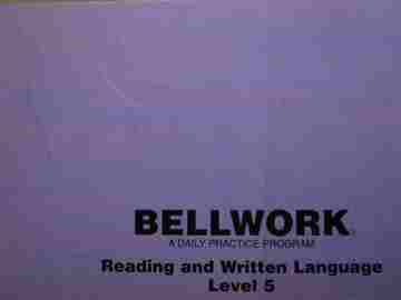 (image for) Bellwork Reading & Written Language Level 5 (P) by Anne Gall