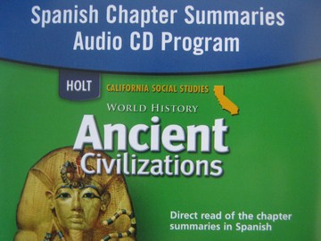 (image for) Ancient Civilizations Spanish Chapter Summaries Audio CD (CD)