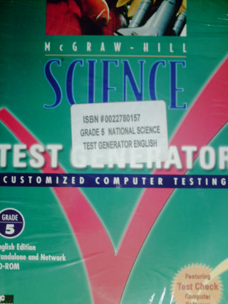 (image for) McGraw-Hill Science 5 Test Generator English Version (Pk)