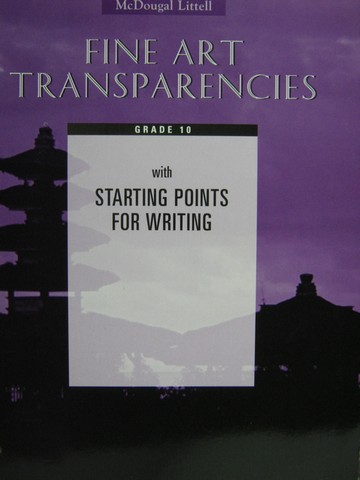 (image for) Fine Art Transparencies 10 with Starting Points for Writing (P)