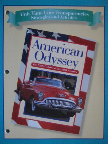 (image for) American Odyssey Unit Time Line Transparencies Strategies (P)