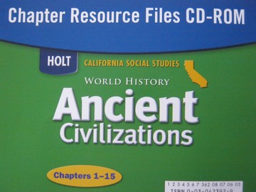(image for) Ancient Civilizations Chapter Resource Files CD-ROM (CA)(CD)