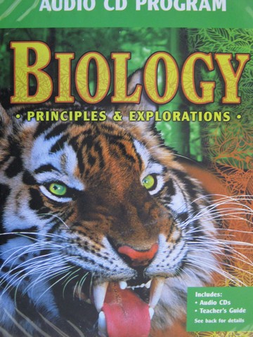 (image for) Biology Principles & Explorations Audio CD Program (Binder)