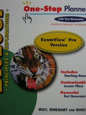 (image for) Biology Principles & Explorations One-Stop Planner ExamView(CD)