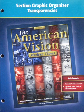 (image for) American Vision Section Graphic Organizer Transparencies (P)