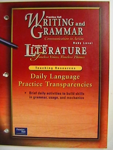 (image for) Writing & Grammar Ruby Daily Language Practice (P)