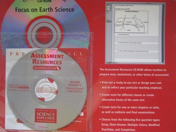 (image for) Focus on Earth Science Assessment Resources (CA)(CD)