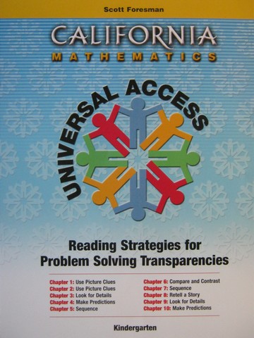(image for) California Mathematics K Reading Strategies for Problem (Pk)