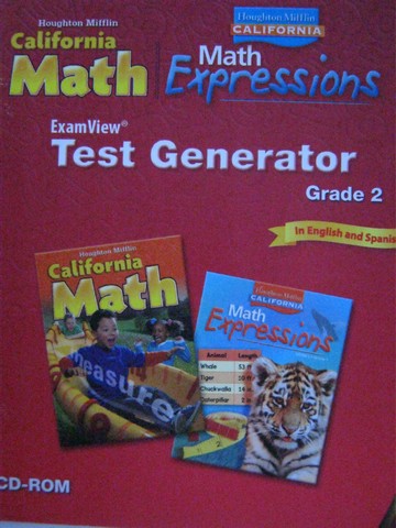 (image for) California Math 2 ExamView Test Generator (CA)(CD)