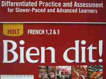 (image for) Bien dit! 1 2 3 Differentiated Practice & Assessment (CD)