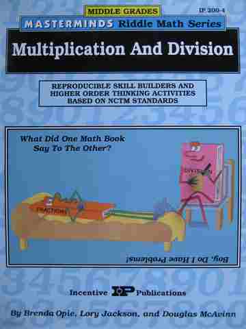 (image for) Middle Grades Masterminds Riddle Math Series Multiplication & Division (P)