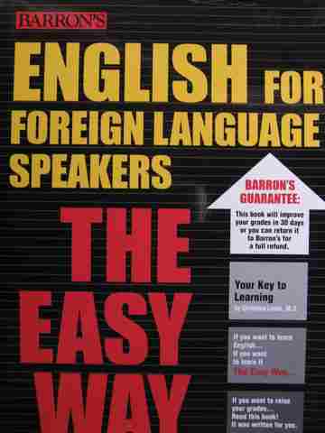 (image for) English for Foreign Language Speakers The Easy Way (P) by Christina Lacie