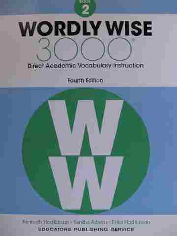 (image for) Wordly Wise 3000 Book 2 4e (P) by Kenneth Hodkinson, Sandra Adams, & Erika Hodkinson