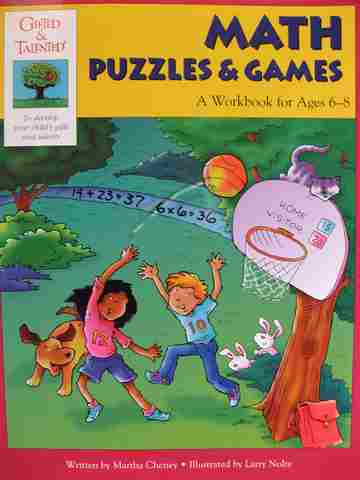 (image for) Math Puzzles & Games A Workbook for Ages 6-8 (P) by Martha Cheney