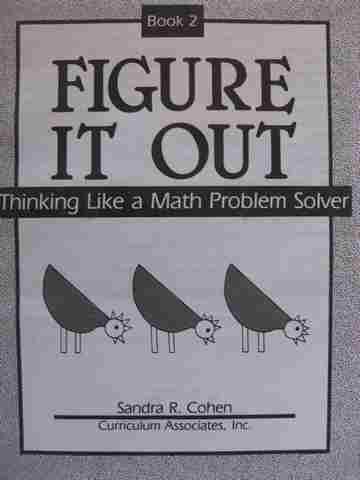 (image for) Figure It Out Book 2 Thinking Like A Math Problem Solver (P) by Cohen