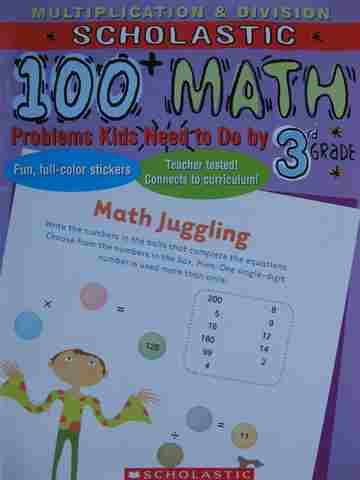 (image for) Multiplication & Division 100+ Math Problems Kids Need to Do by 3rd Grade (P)