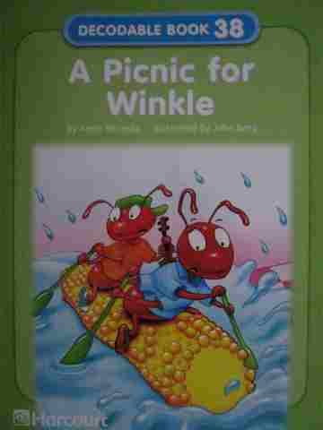 (image for) Harcourt Decodable Book 38 A Picnic for Winkle (P) by Anne Miranda
