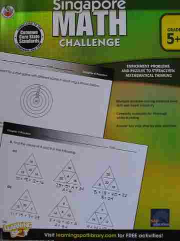 (image for) Singapore Math Challenge CCSS Grade 5+ (P) by Terry Chew