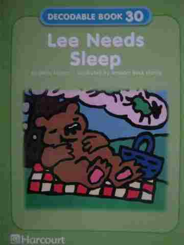 (image for) Harcourt Decodable Book 30 Lee Needs Sleep (P) by Betsy Franco