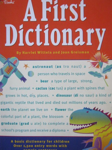 (image for) A First Dictionary (P) by Harriet Wittels & Joan Greisman