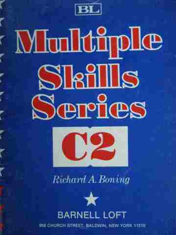 (image for) Multiple Skills Series C2 (P) by Richard A Boning