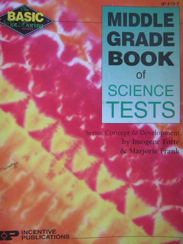 (image for) Basic Not Boring Series Middle Grade Book of Science Tests (P)