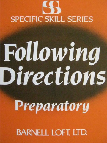 (image for) Specific Skill Series Following Directions Preparatory 2e (P)