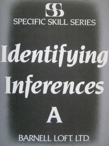 (image for) Specific Skill Series Identifying Inferences Book A (P)