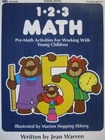 (image for) Totline Books 1 2 3 Math Ages 3-5 (P) by Jean Warren