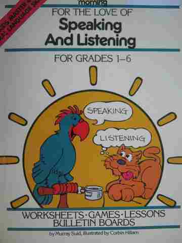 (image for) For the Love of Speaking & Listening For Grades 1-6 (P) by Suid