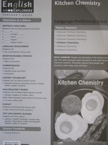 (image for) English Explorers Kitchen Chemistry TG (TE)(P) by Romero