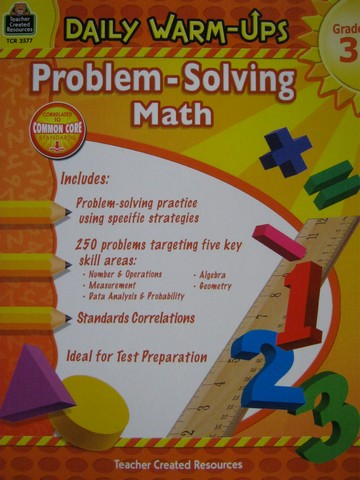 (image for) Daily Warm-Ups Problem-Solving Math Grade 3 (P) by Rosenberg