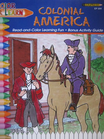 (image for) Color & Learn Colonial America (P) by Elizabeth Adams