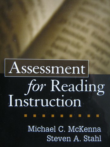 (image for) Assessment for Reading Instruction (P) by McKenna & Stahl