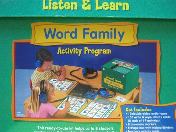 (image for) Listen & Learn Word Family Activity Program Ages 5+ (Box)