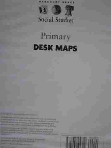 (image for) Harcourt Brace Social Studies Primary Desk Maps (Pk)
