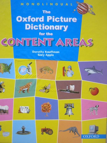 (image for) Oxford Picture Dictionary for the Content Areas Monolingual (H)