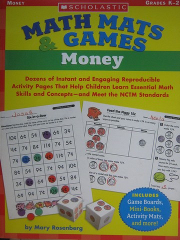 (image for) Math Mats & Games Money Grades K-2 (P) by Mary Rosenberg