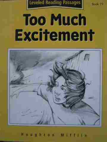 (image for) Leveled Reading Passages Book 19 Too much Excitement (P) by Sandra Rabe