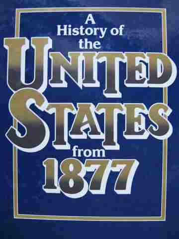 (image for) A History of the United States from 1877 (H) by Risjord & Haywoode