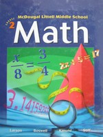 (image for) Middle School Math Course 2 (H) by Larson, Boswell, Kanold