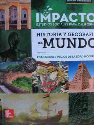 (image for) Historia y Geografia del Mundo Edad media e inicios de la Edad Moderna TE (CA)(TE)(H)