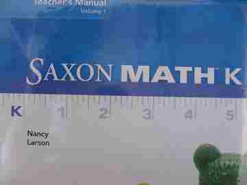 (image for) Saxon Math K TM Volume 1 (TE)(Binder) by Nancy Larson