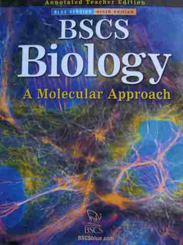 (image for) BSCS Biology A Molecular Approach Blue Version 9th Edition (TE)(H)