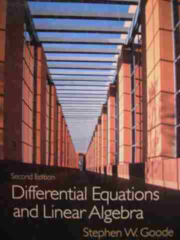 (image for) Differential Equations & Linear Algebra 2nd Edition (H) by Stephen W Goode