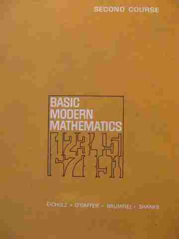 (image for) Basic Modern Mathematics 2nd Course (H) by Eicholz, O'Daffer, Brumfiel, & Shanks